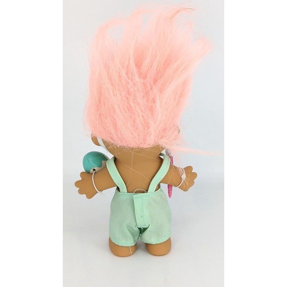 Muñeca Troll Russ Berries Vintage 12.7 cm Pelo Durazno