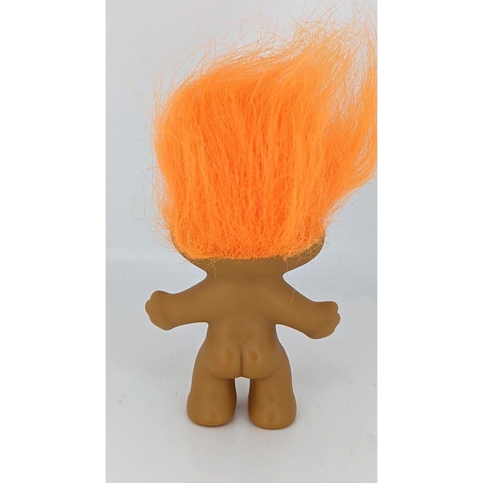 Muñeca Troll Russ Cabello Naranja Retro 12.7 cm
