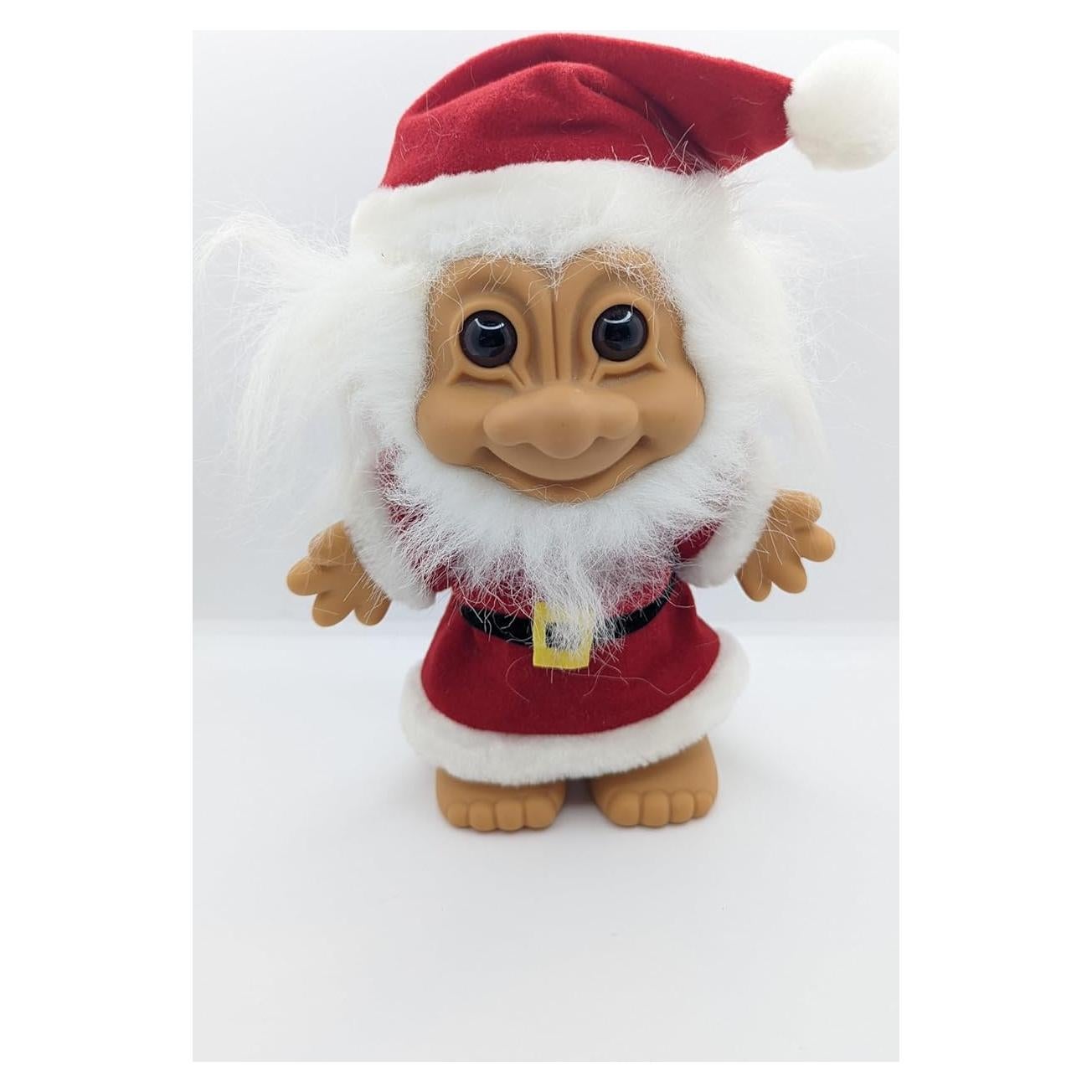 Muñeca Troll Russ Navidad Santa Claus Vintage 20 cm