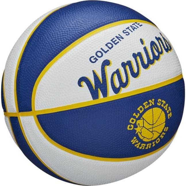 Balón Mini Baloncesto Wilson NBA Retro Golden State Warriors