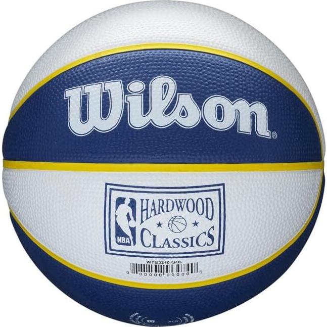 Balón Mini Baloncesto Wilson NBA Retro Golden State Warriors