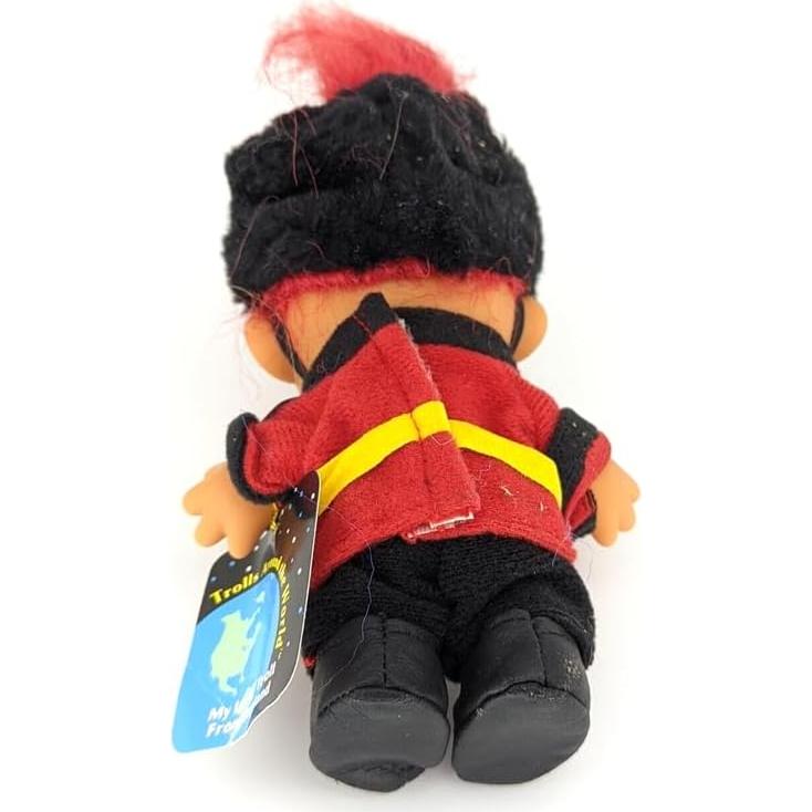 Muñeca Troll Russ Cabello Rojo 12.7 cm Vintage Retro