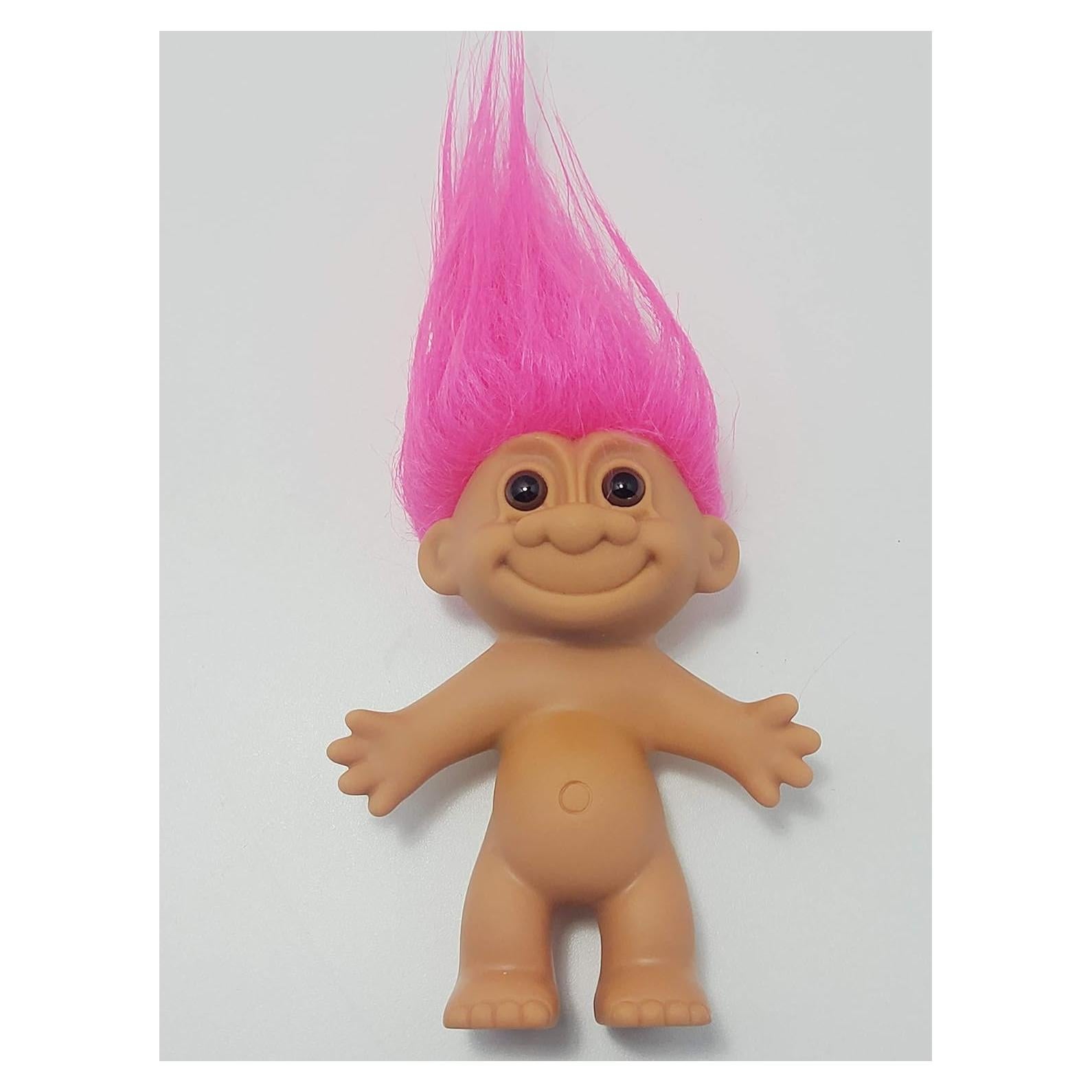 Cabello Rosa Vintage Años 90 Amram 12.7 cm Retro Neón