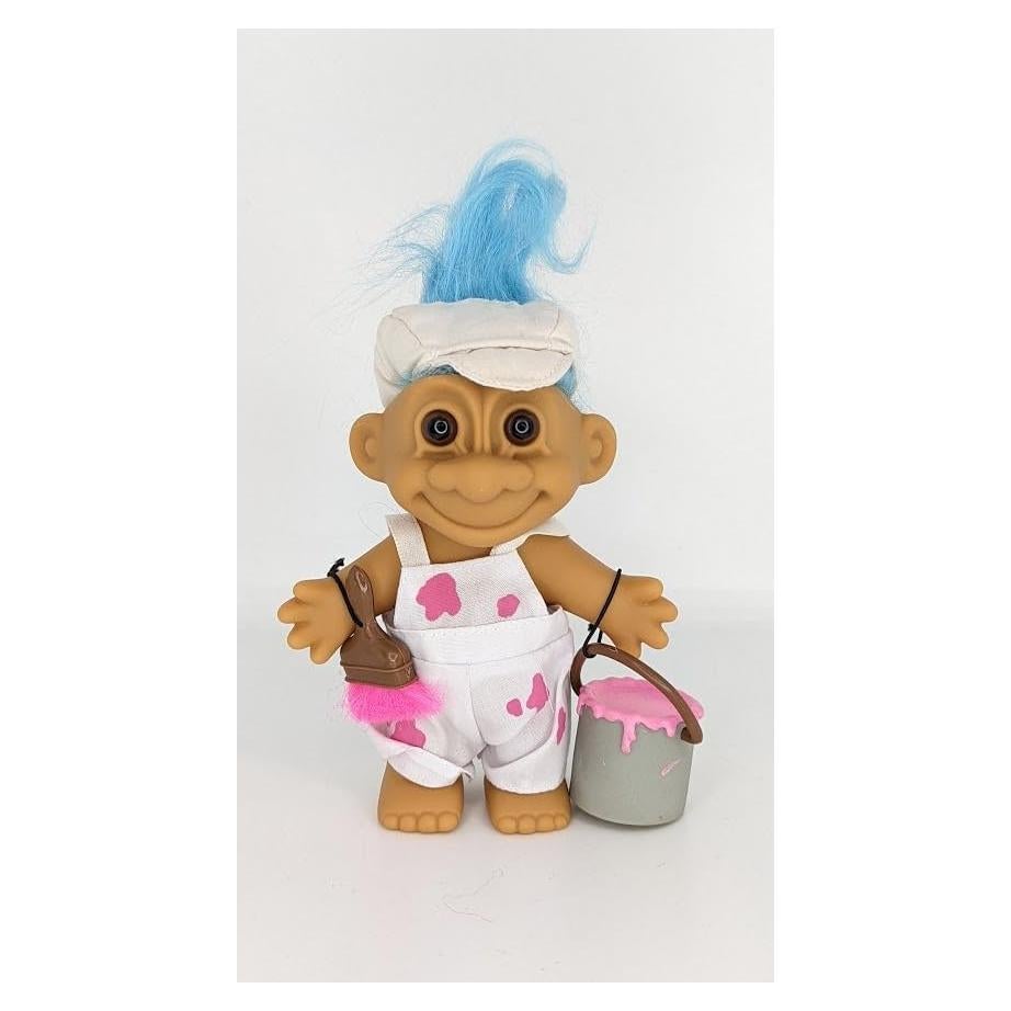 Muñeca Troll Vintage Cabello Azul 12.7 cm Russ Berries