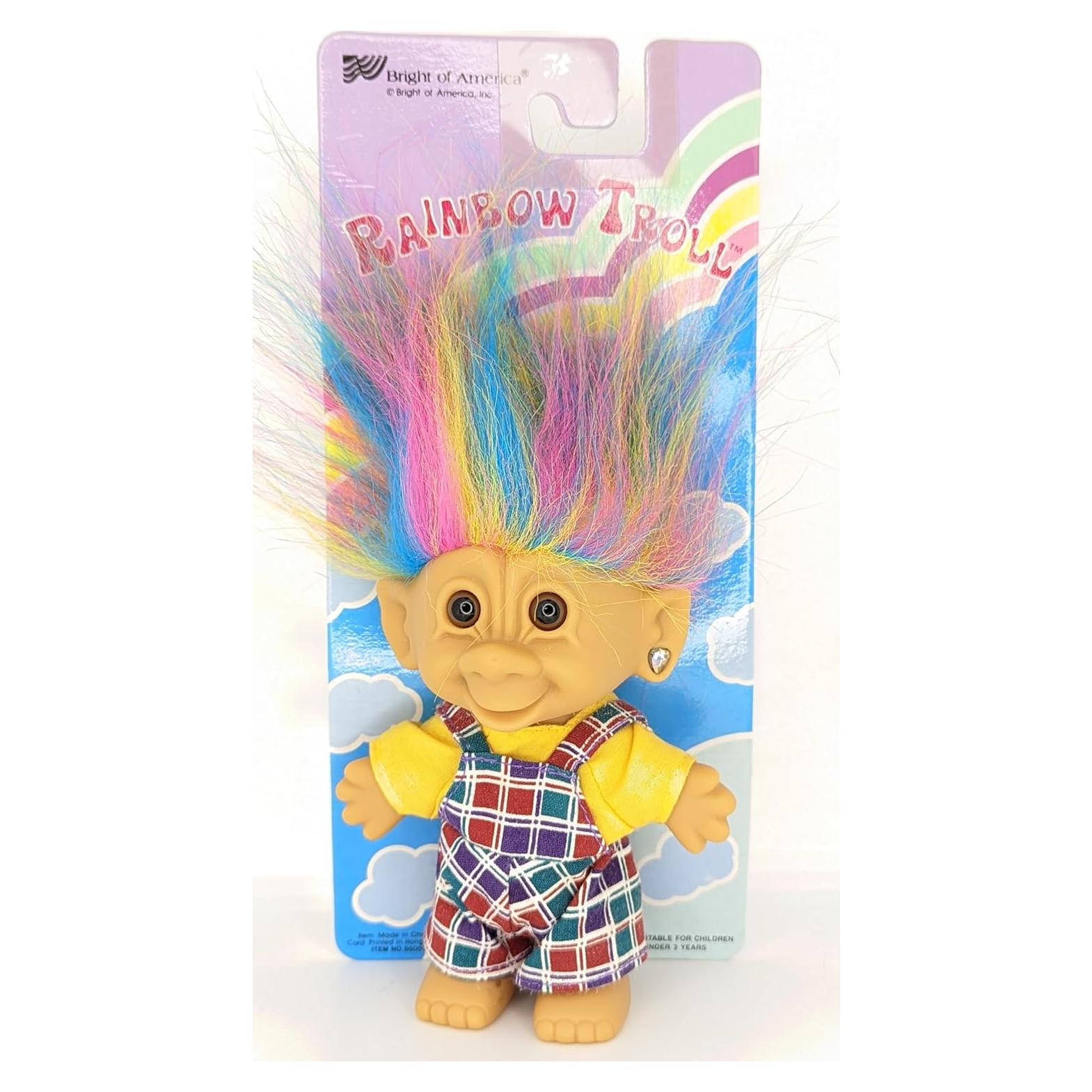 Muñeca Troll Cabello Arcoíris Bight of America 12.7 cm