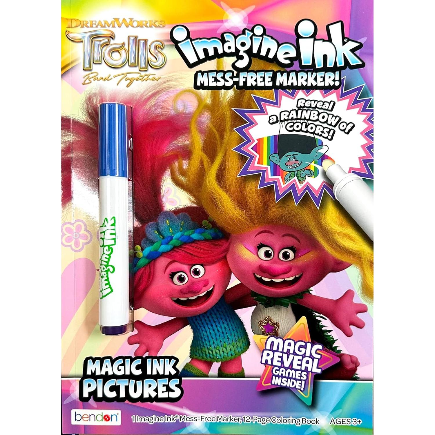 Paquete de Libros de Colorear y Actividades Trolls Bendon