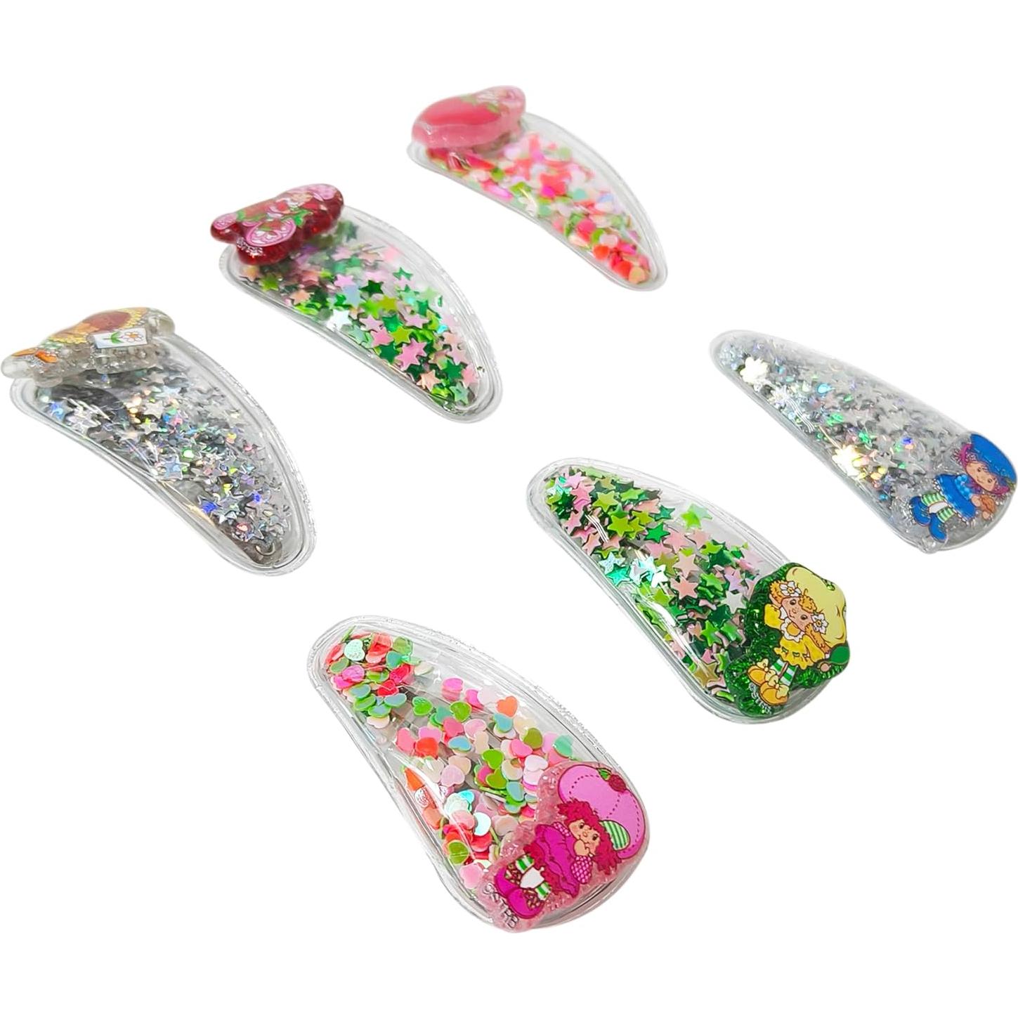 Clips para el cabello LUV HER Strawberry Shortcake - 6 piezas