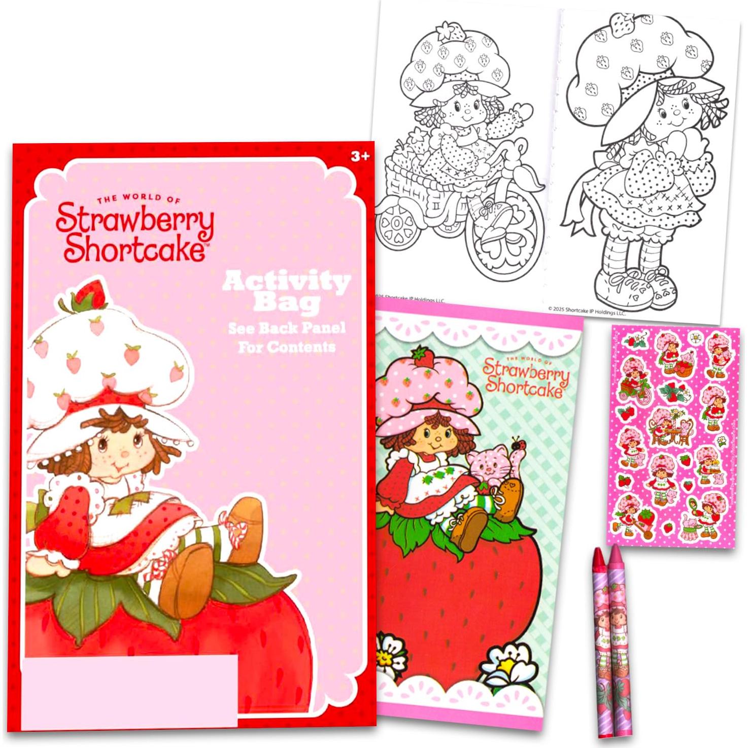 Conjunto de Fiesta Pastel de Fresa - 24 Mini Paquetes Actividades