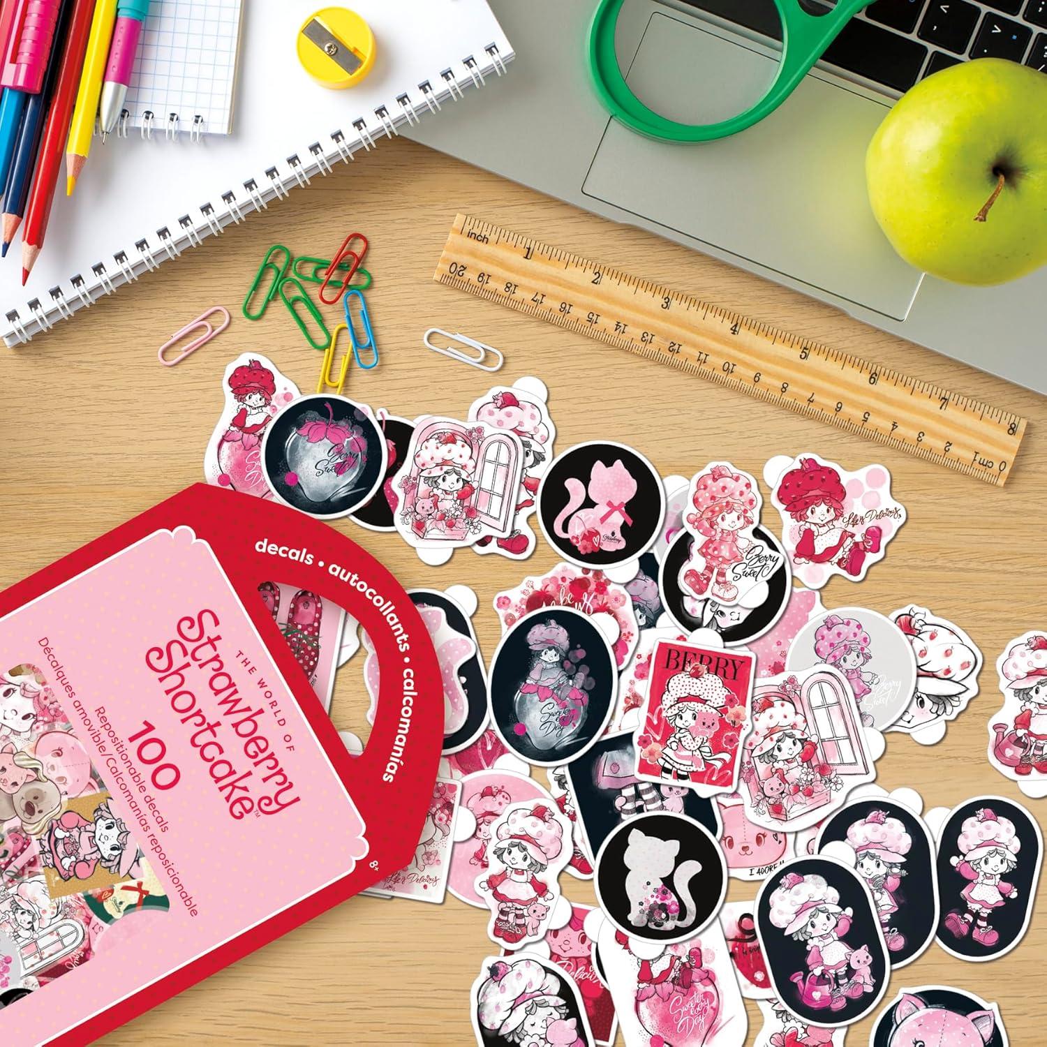 Calcomanías de Vinilo Pastel de Fresa Trends International - 100 Piezas