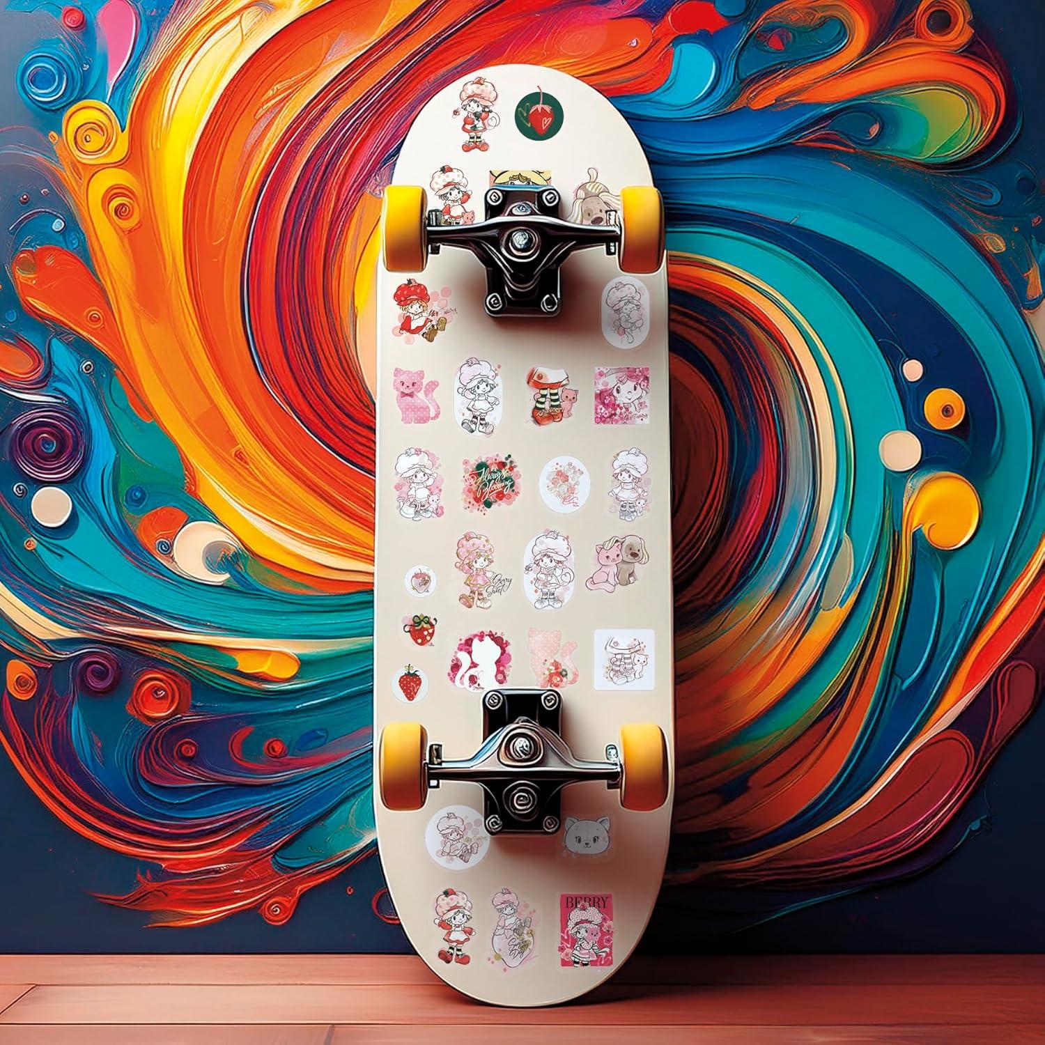 Calcomanías de Vinilo Pastel de Fresa Trends International - 100 Piezas