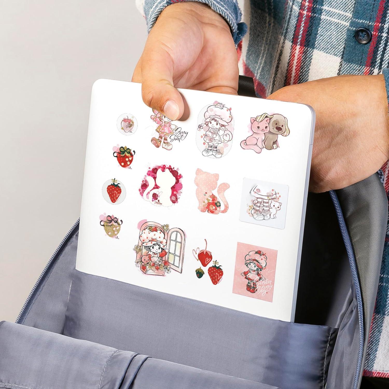 Calcomanías de Vinilo Pastel de Fresa Trends International - 100 Piezas