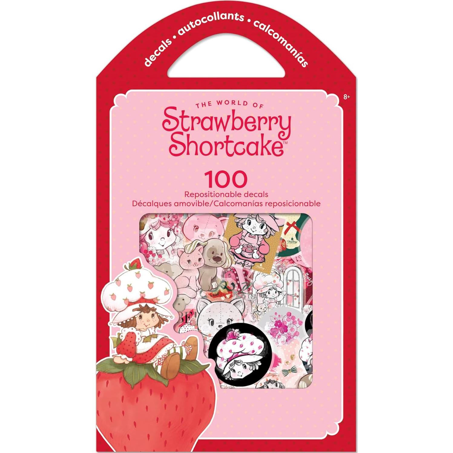 Calcomanías de Vinilo Pastel de Fresa Trends International - 100 Piezas