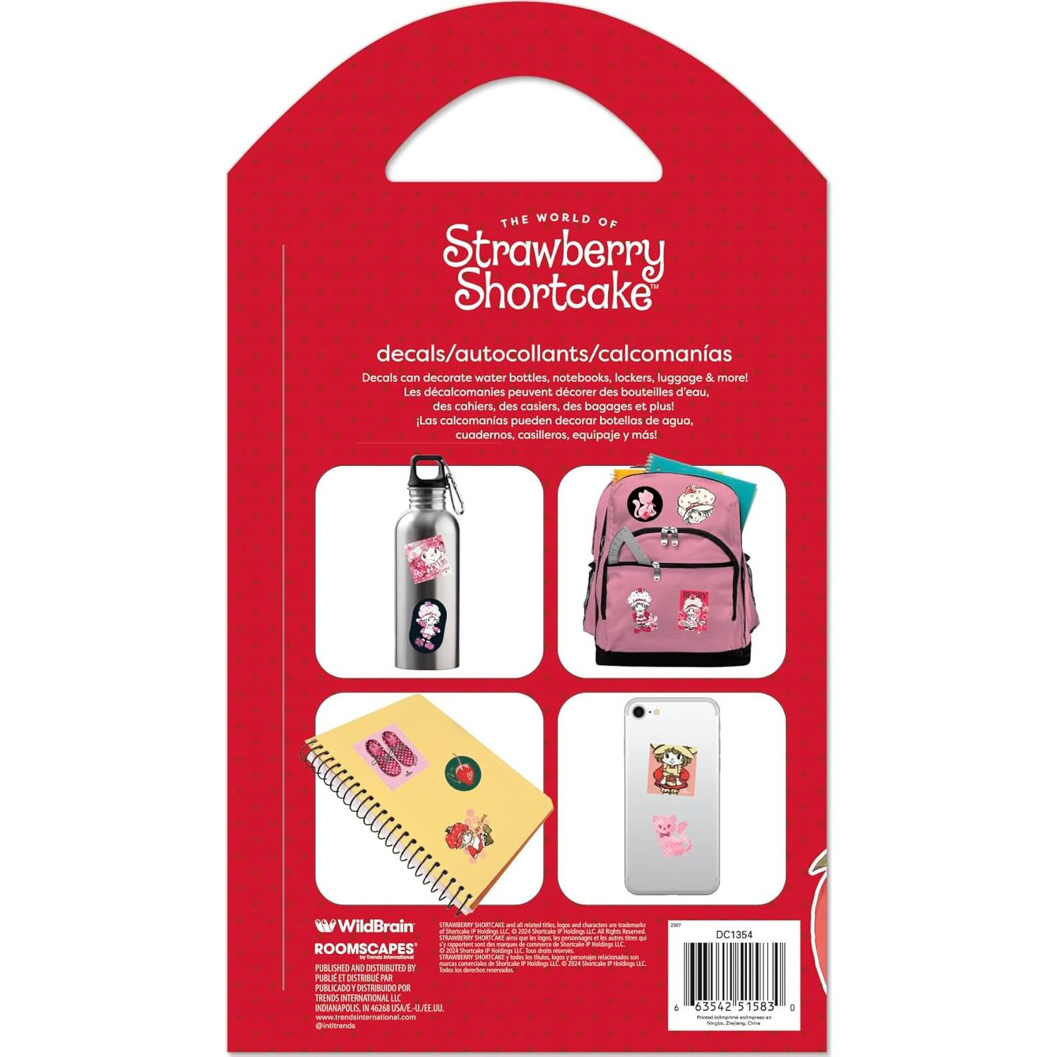 Calcomanías de Vinilo Pastel de Fresa Trends International - 100 Piezas