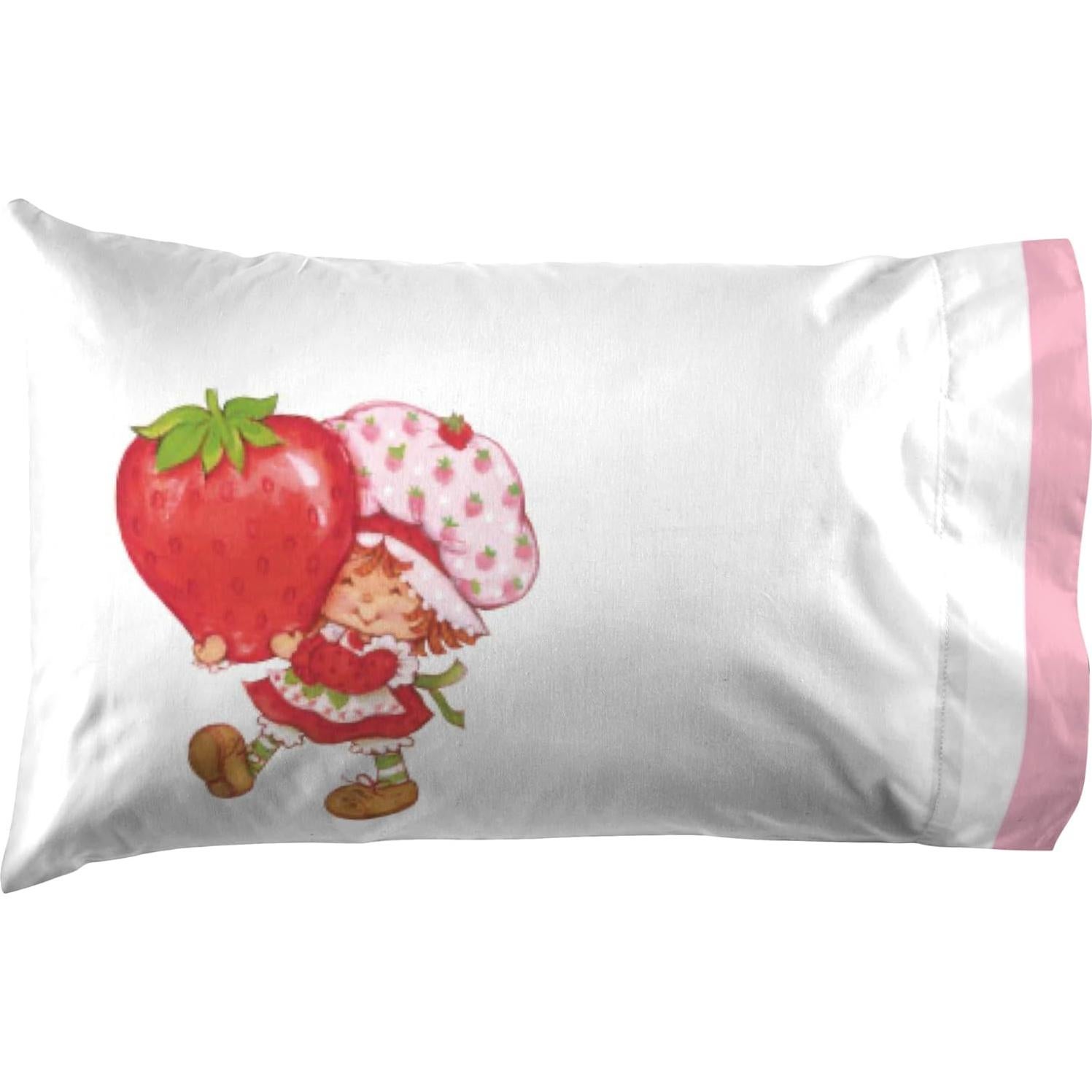 Juego de Sábanas Jay Franco Fresa Shortcake Queen 4 Piezas