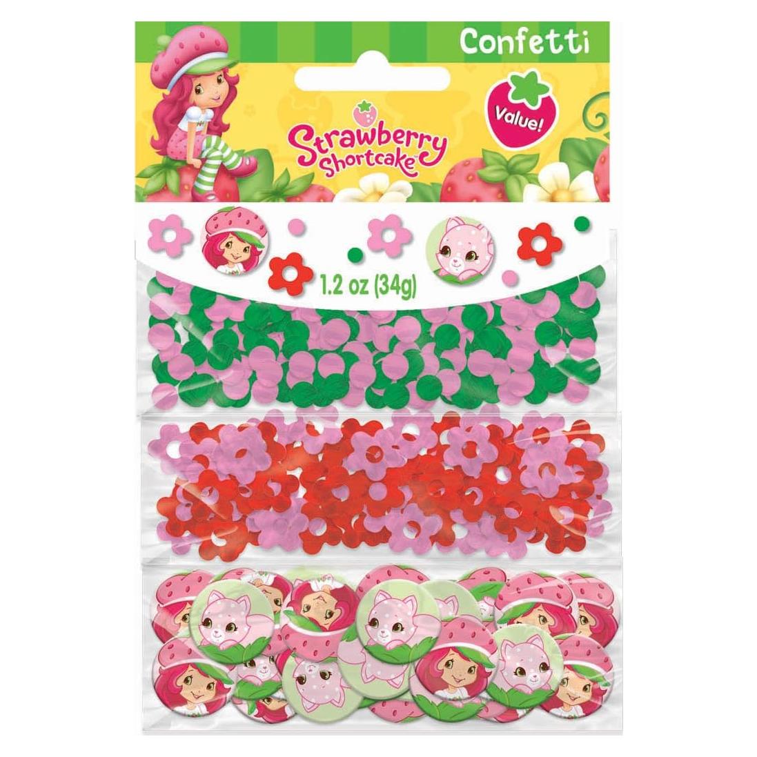 Confeti de Fiesta Strawberry Shortcake 34g Multicolor Amscan