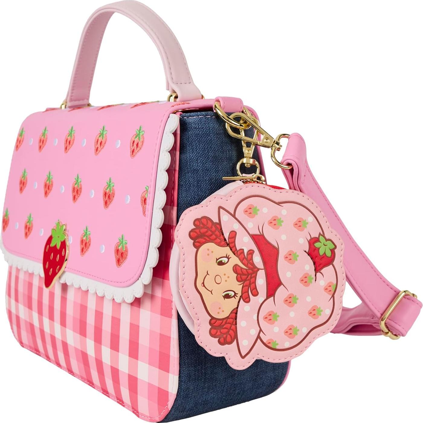 Bolso Cruzado Loungefly Tarta de Fresa con Monedero