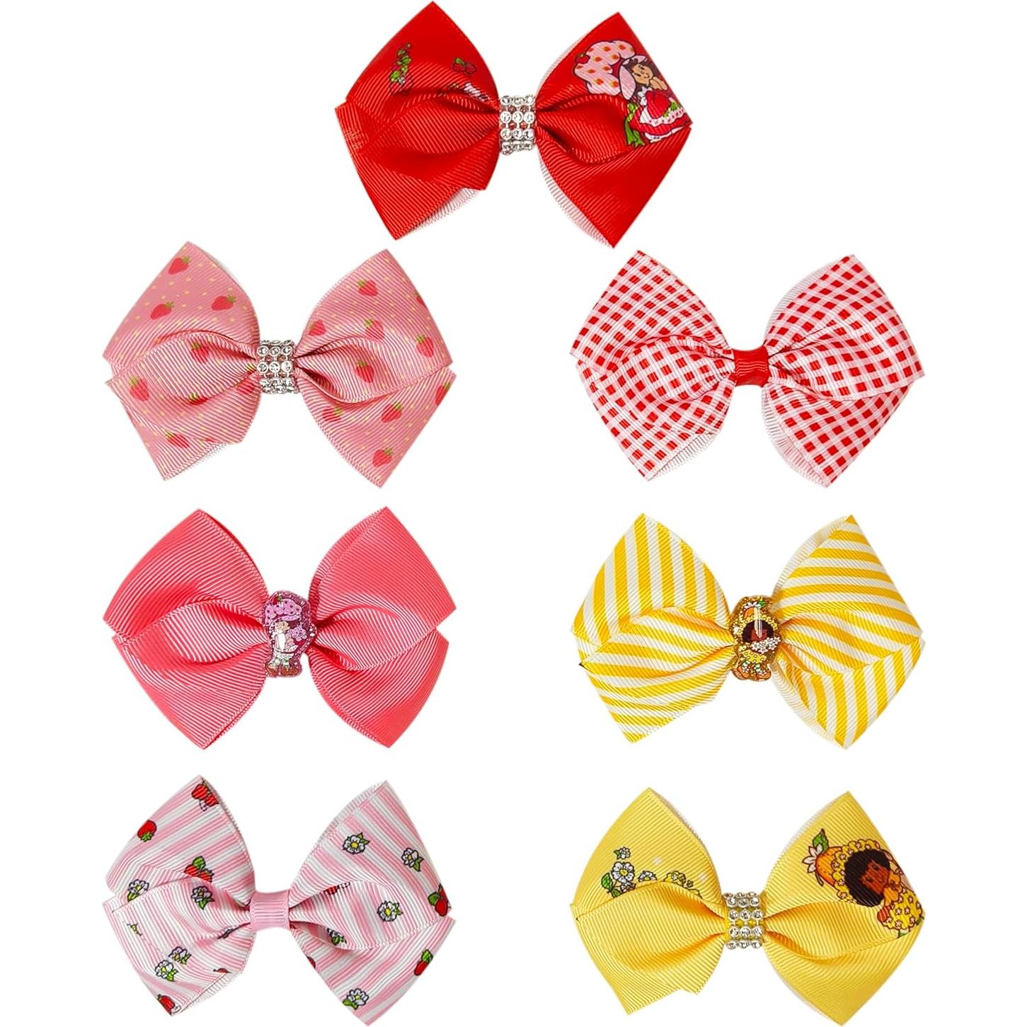 Lazos para el cabello Luv Her - 7 piezas Strawberry Shortcake