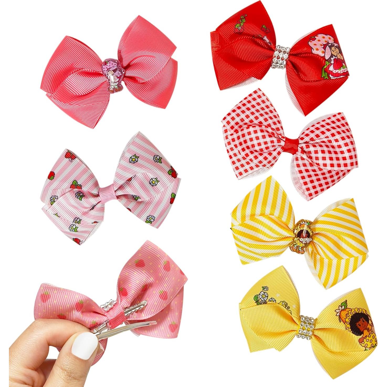 Lazos para el cabello Luv Her - 7 piezas Strawberry Shortcake