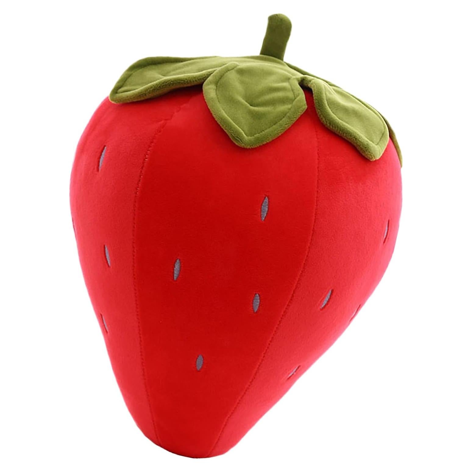 Almohada de Fresa de Peluche Zhidiloveyou 23 cm Roja