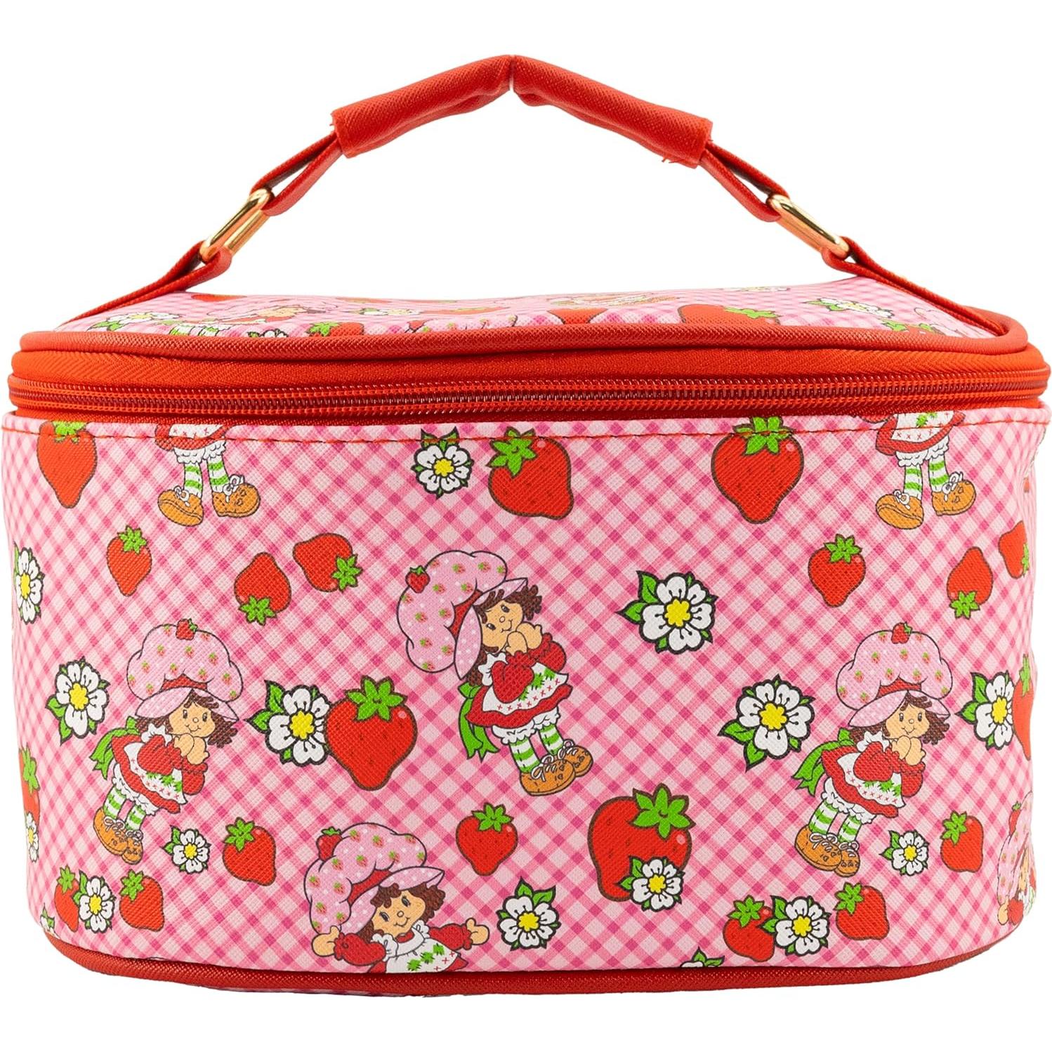 Bolsa de Maquillaje Fresa Shortcake - Organizador Viaje 15.2x21.6cm