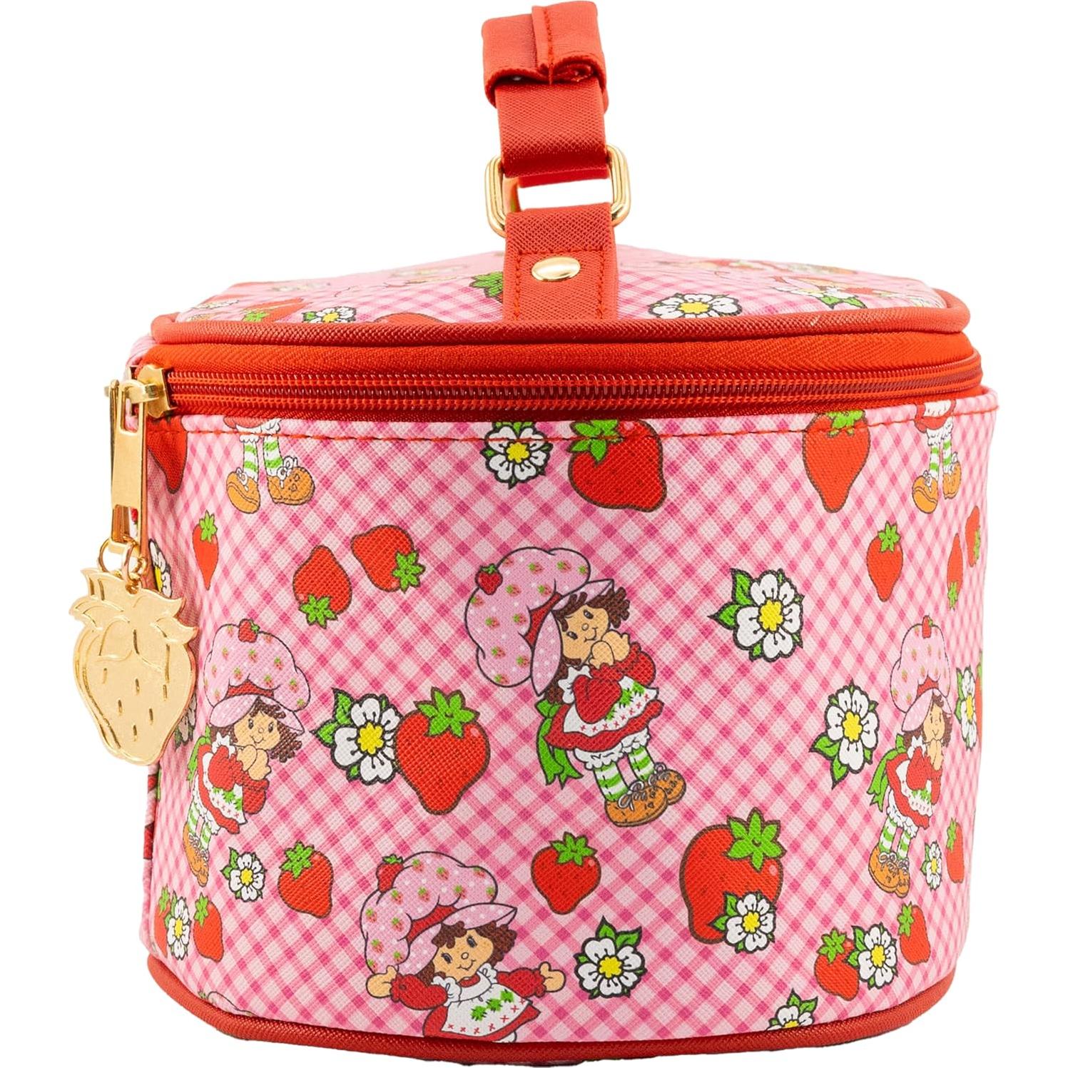 Bolsa de Maquillaje Fresa Shortcake - Organizador Viaje 15.2x21.6cm