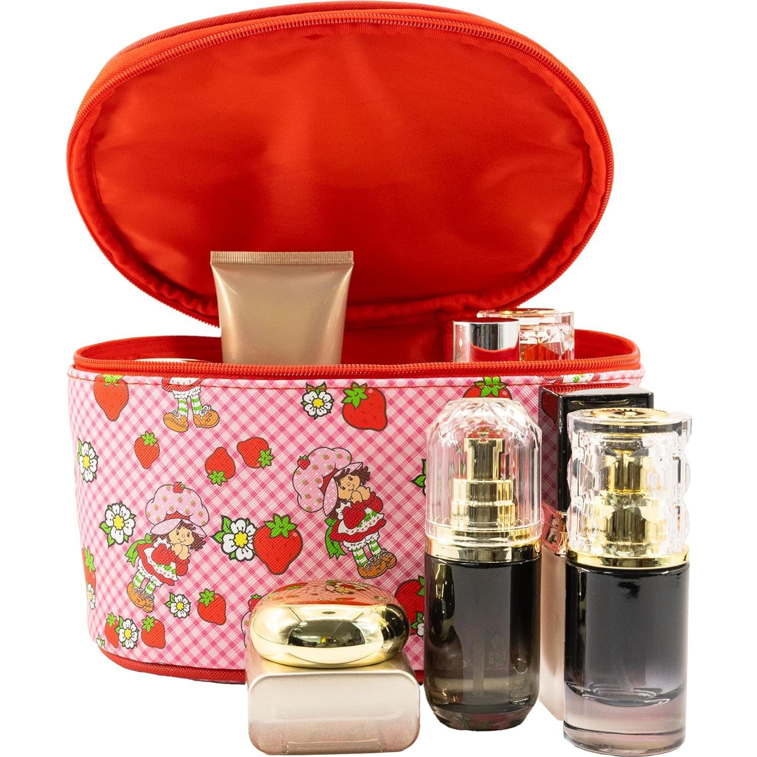 Bolsa de Maquillaje Fresa Shortcake - Organizador Viaje 15.2x21.6cm
