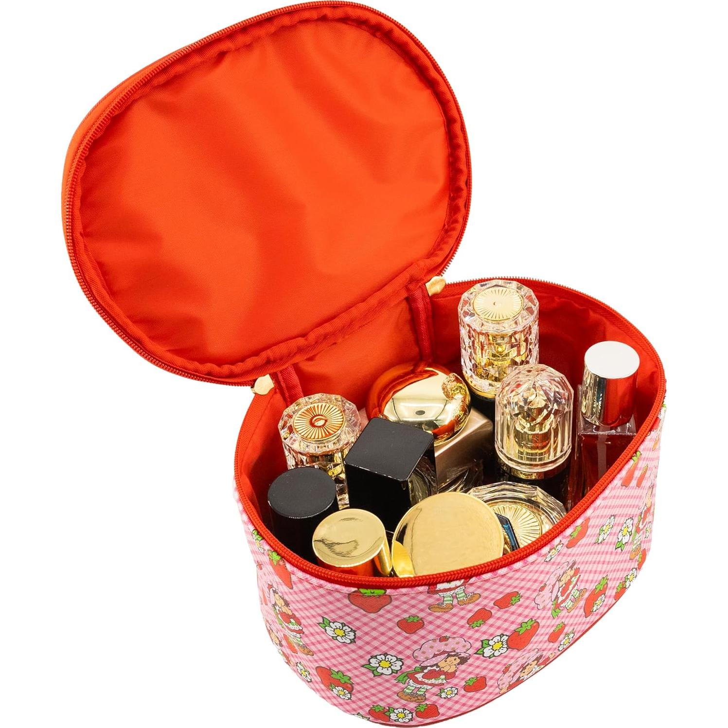 Bolsa de Maquillaje Fresa Shortcake - Organizador Viaje 15.2x21.6cm