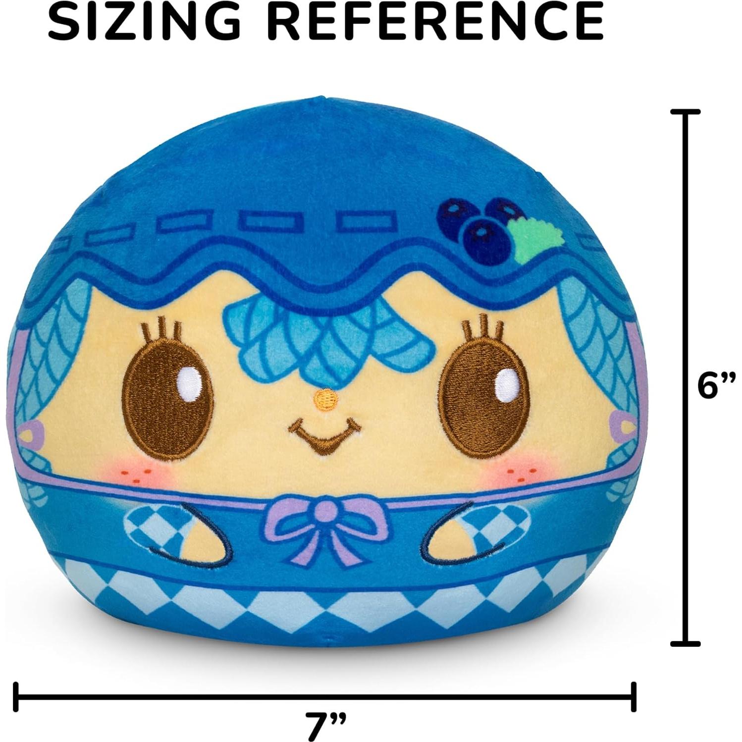 Peluche Reversible TeeTurtle Muffin Arándano 15.24 cm Aromatizado