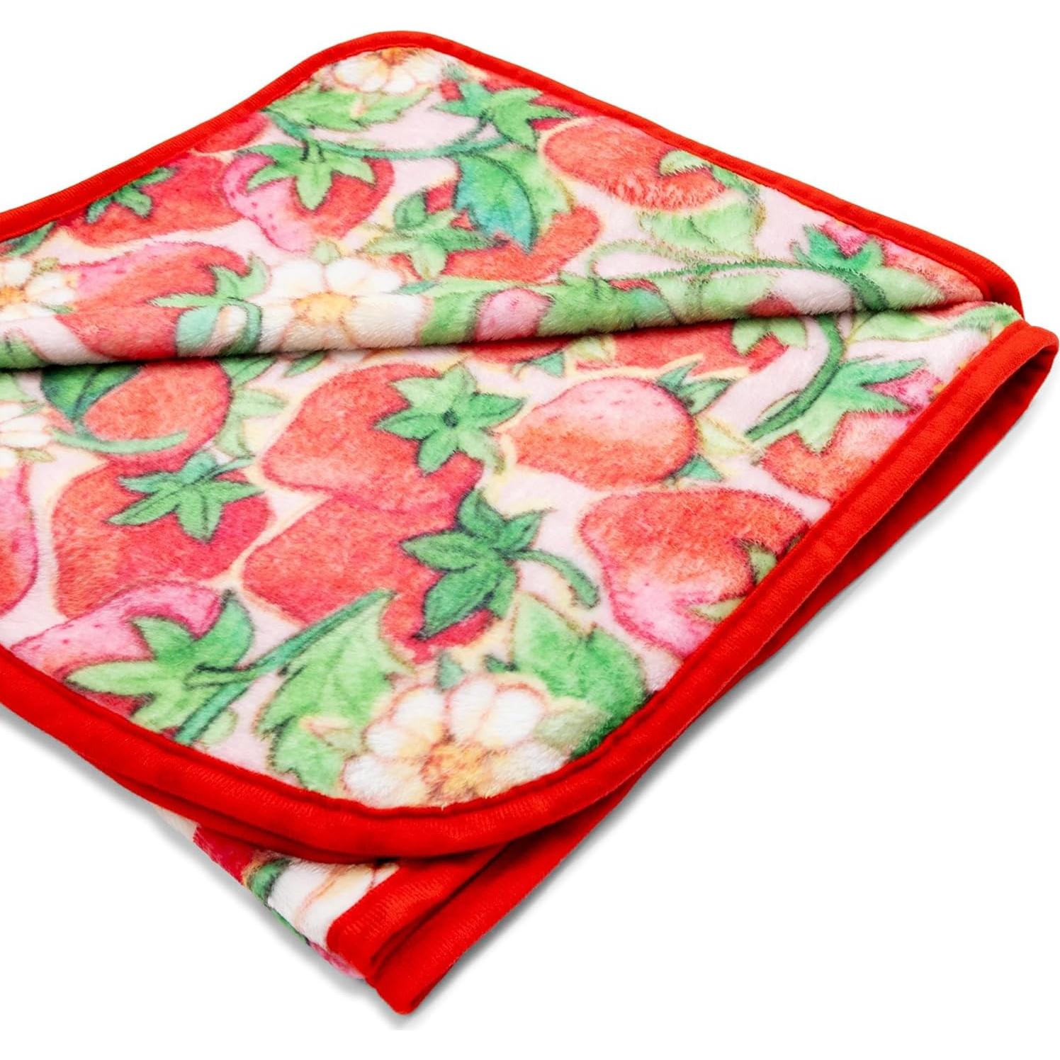 Manta Raschel Silver Buffalo Pastel de Fresa 152x114 cm