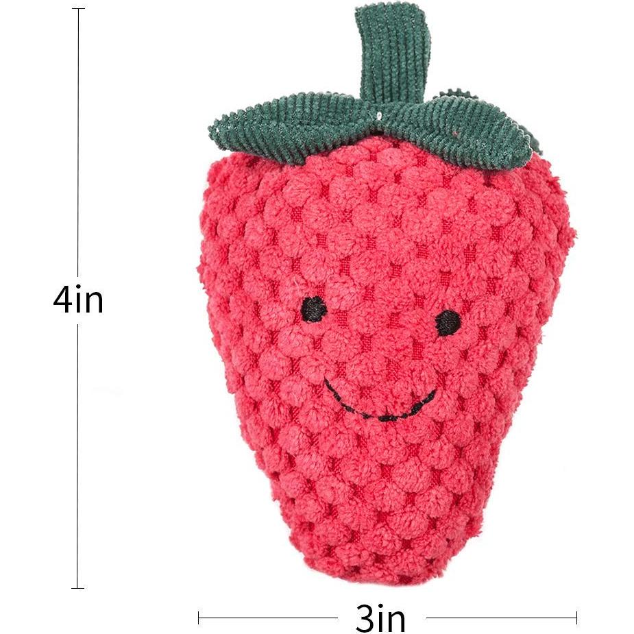 Sonajero Suave de Fruta Cordero Albaricoque 10 cm para Bebés
