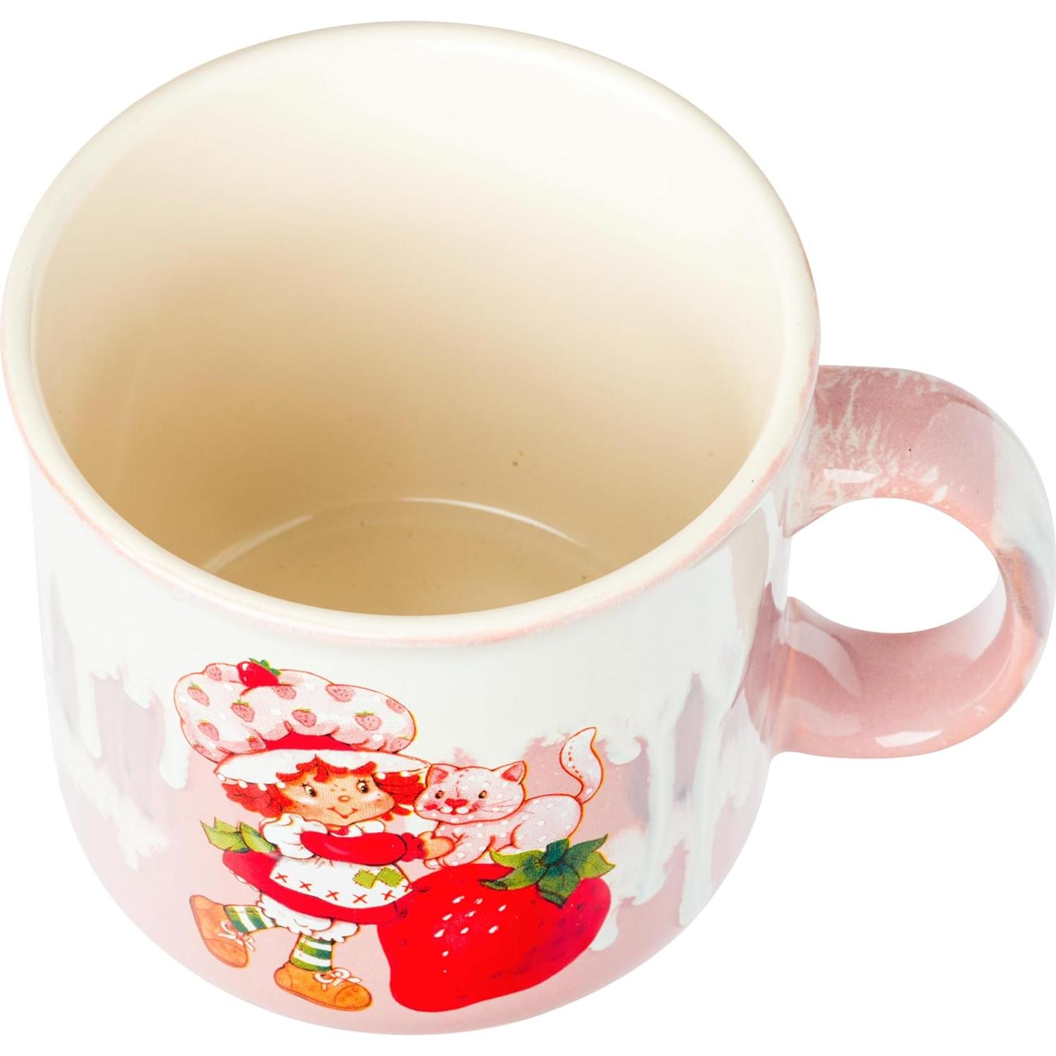 Taza de Cerámica Vintage Silver Buffalo 591 ml Pastel de Fresa