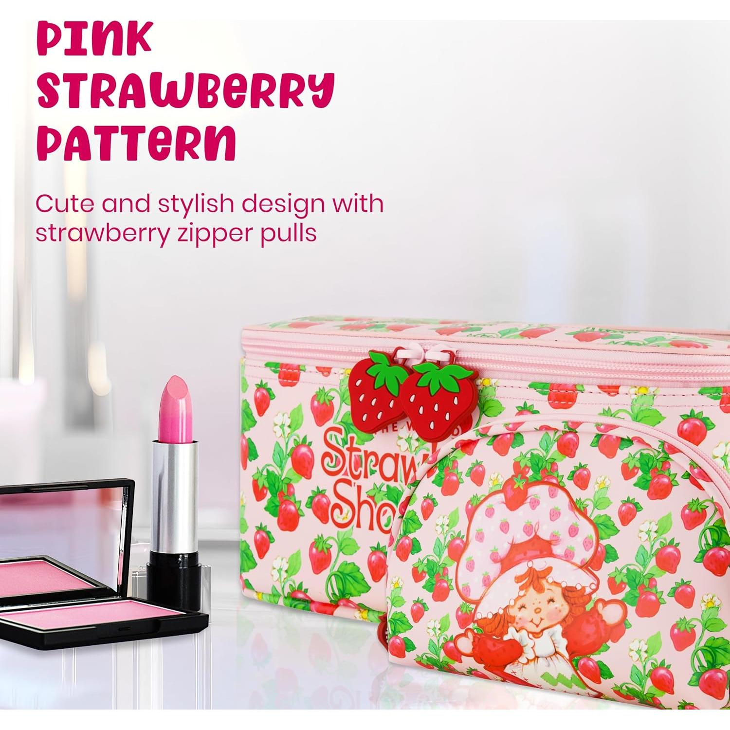 Estuche Cosmético de Viaje Care Bears 2 Piezas Pastel de Fresa