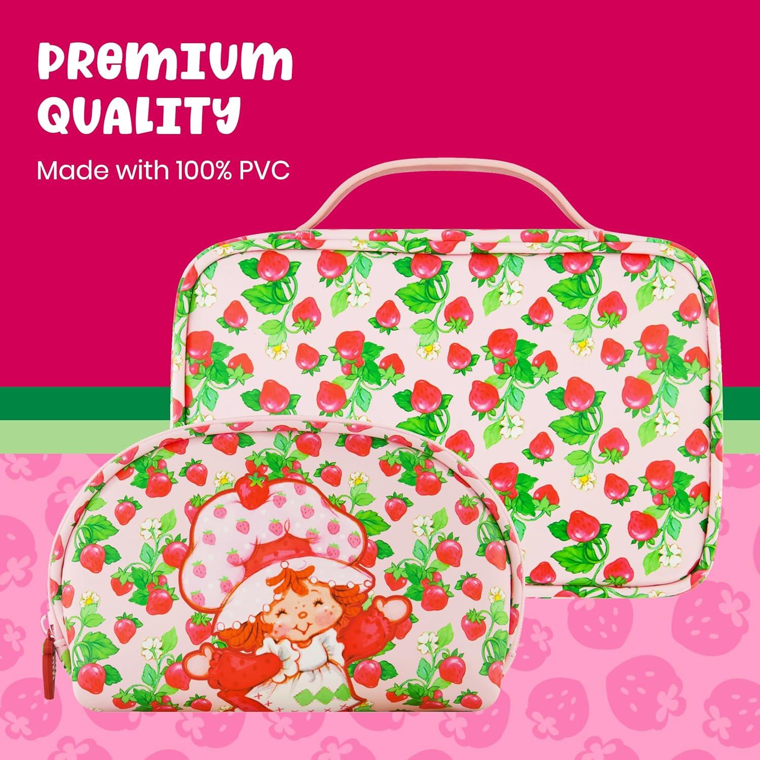 Estuche Cosmético de Viaje Care Bears 2 Piezas Pastel de Fresa