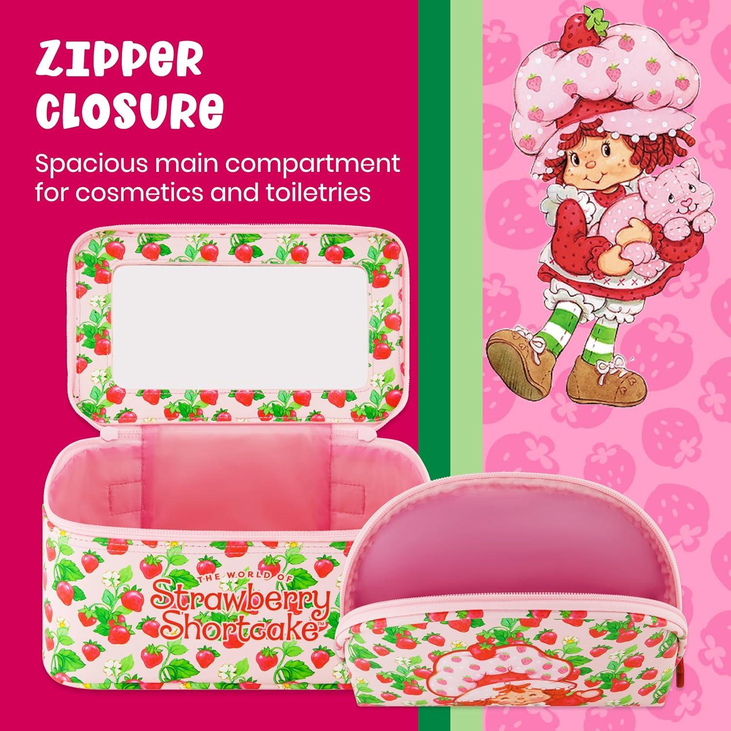 Estuche Cosmético de Viaje Care Bears 2 Piezas Pastel de Fresa