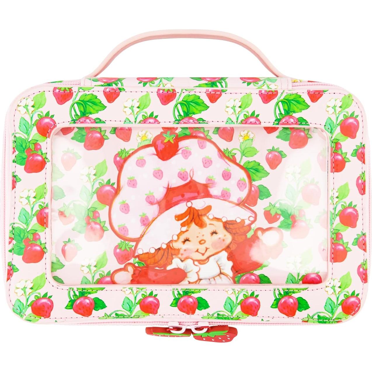 Estuche Cosmético de Viaje Care Bears 2 Piezas Pastel de Fresa