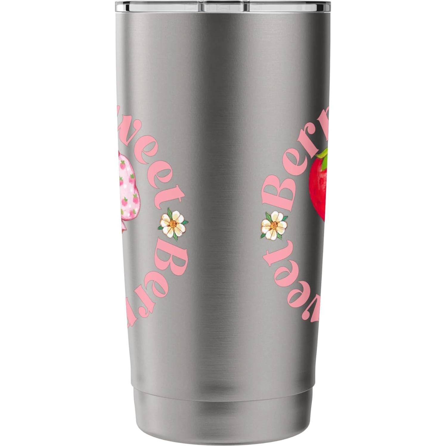 Taza Aislante Acero Inoxidable 20 oz Strawberry Shortcake
