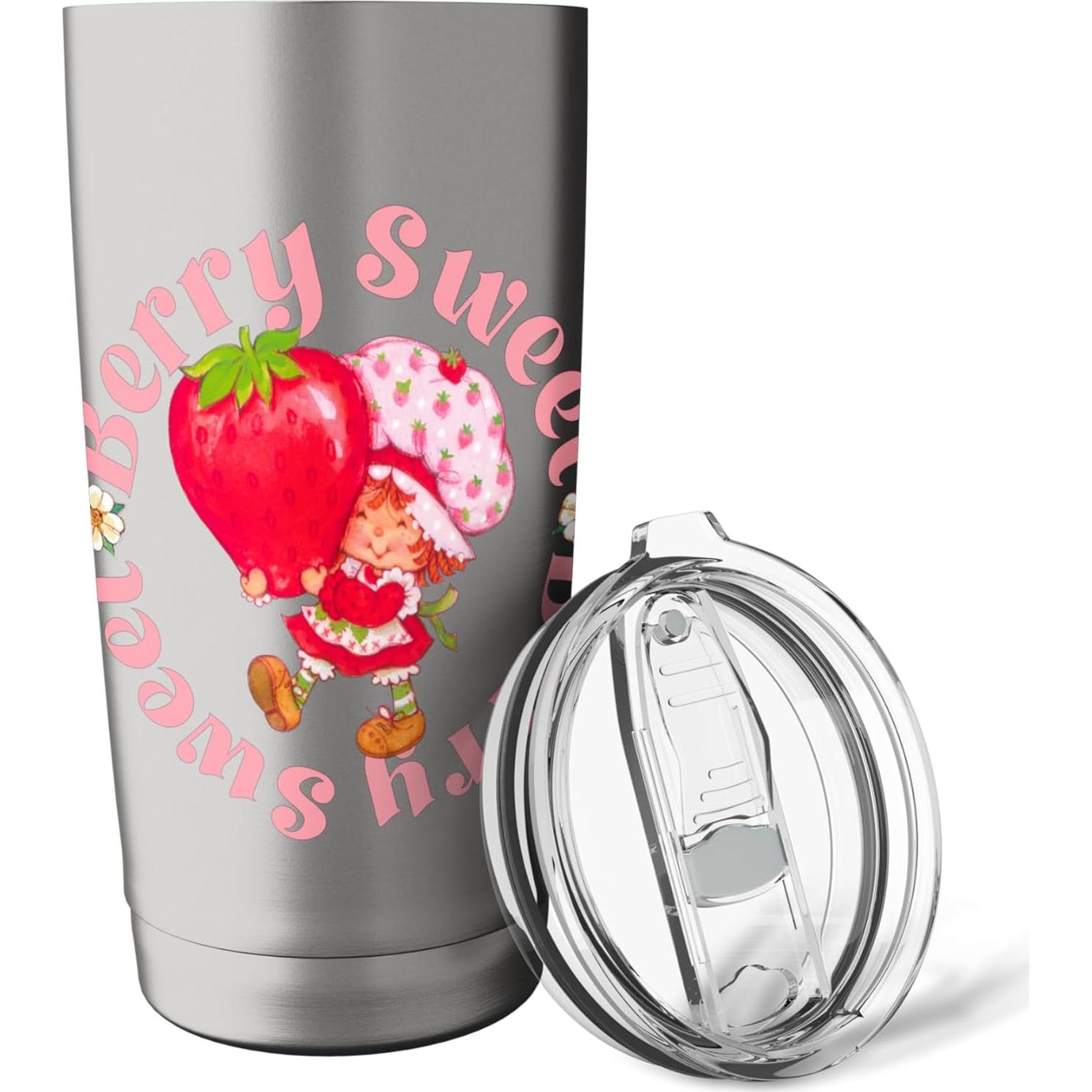 Taza Aislante Acero Inoxidable 20 oz Strawberry Shortcake
