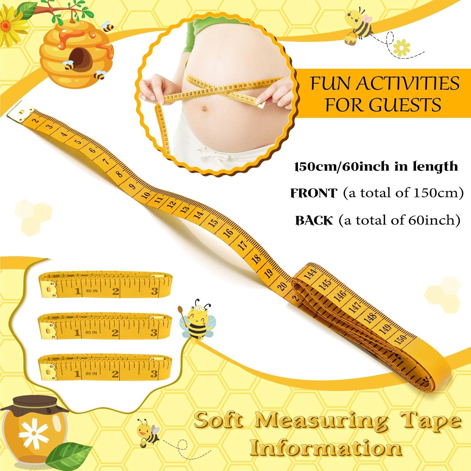 Juego de Baby Shower WNINK - Adivina Tamaño Barriga 64 Pcs