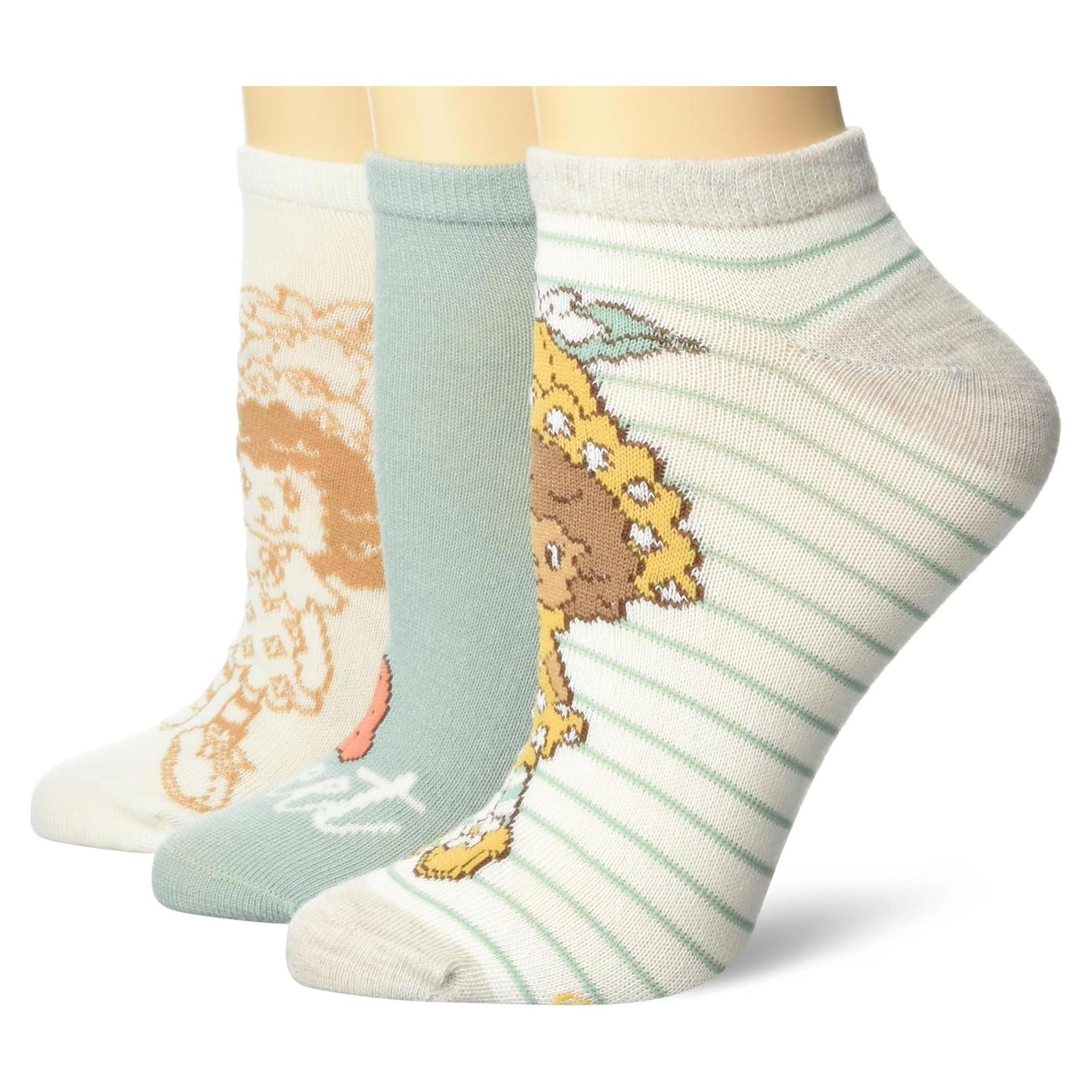 Calcetines Sin Mostrar Mujer Pack 5 Pastel de Fresa Talla 9-11