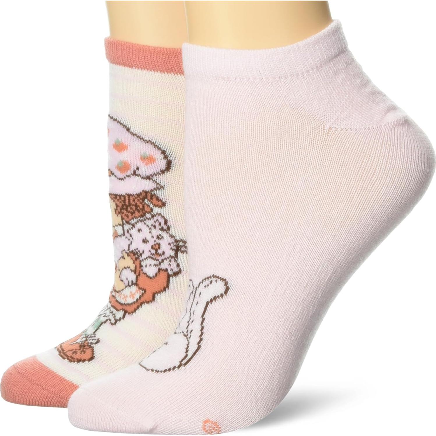 Calcetines Sin Mostrar Mujer Pack 5 Pastel de Fresa Talla 9-11