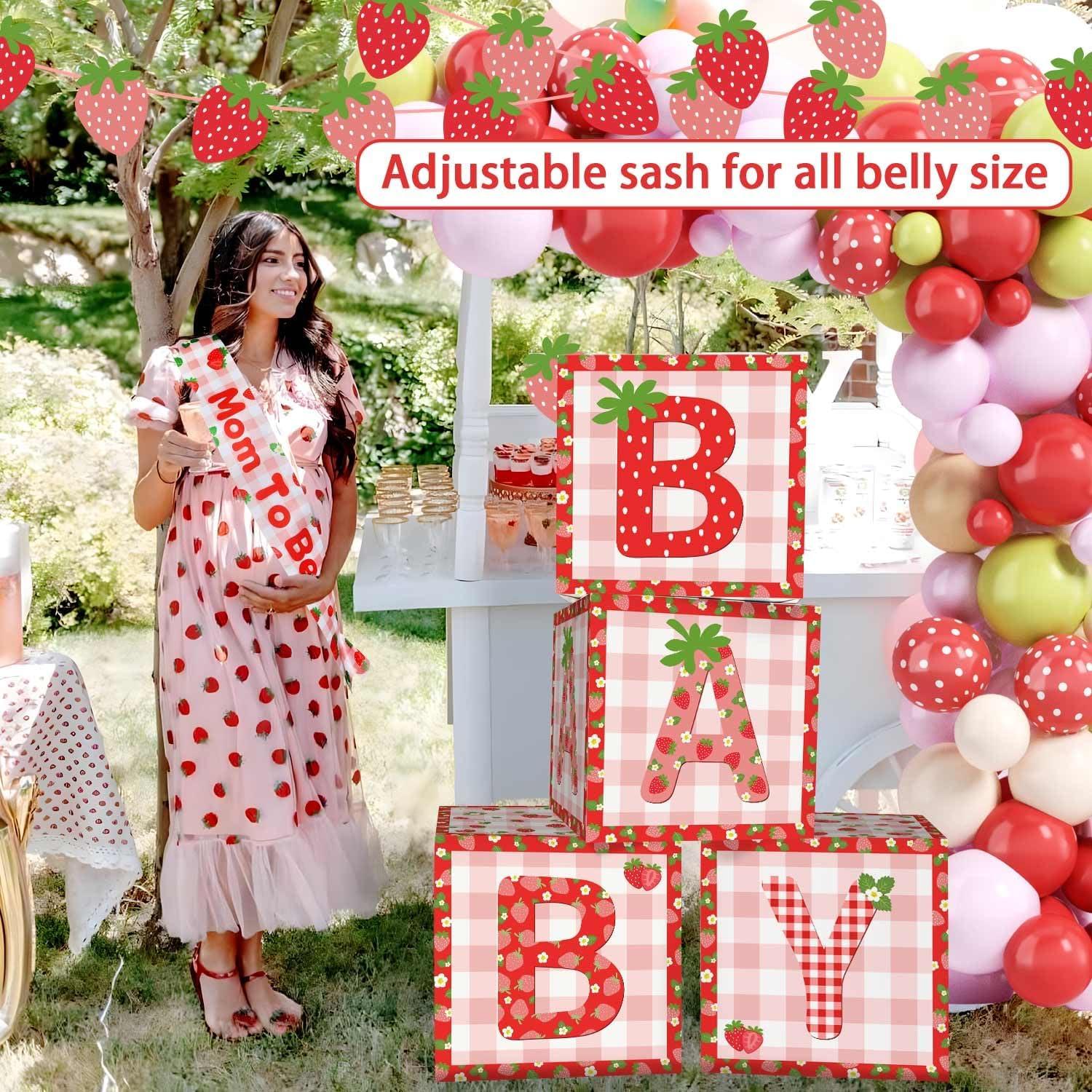 Kit Decoraciones Baby Shower Fresa 16 Pies Lopeastar