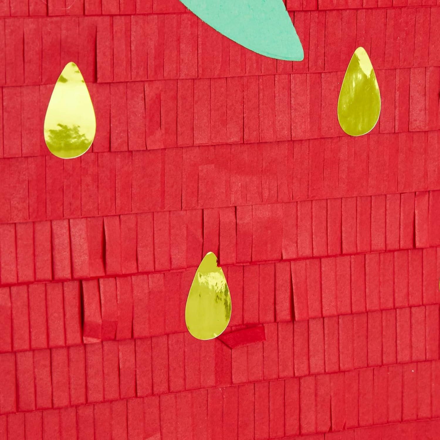 Piñata de Fresa Sparkle and Bash - 41.91 x 33.02 x 7.62 cm