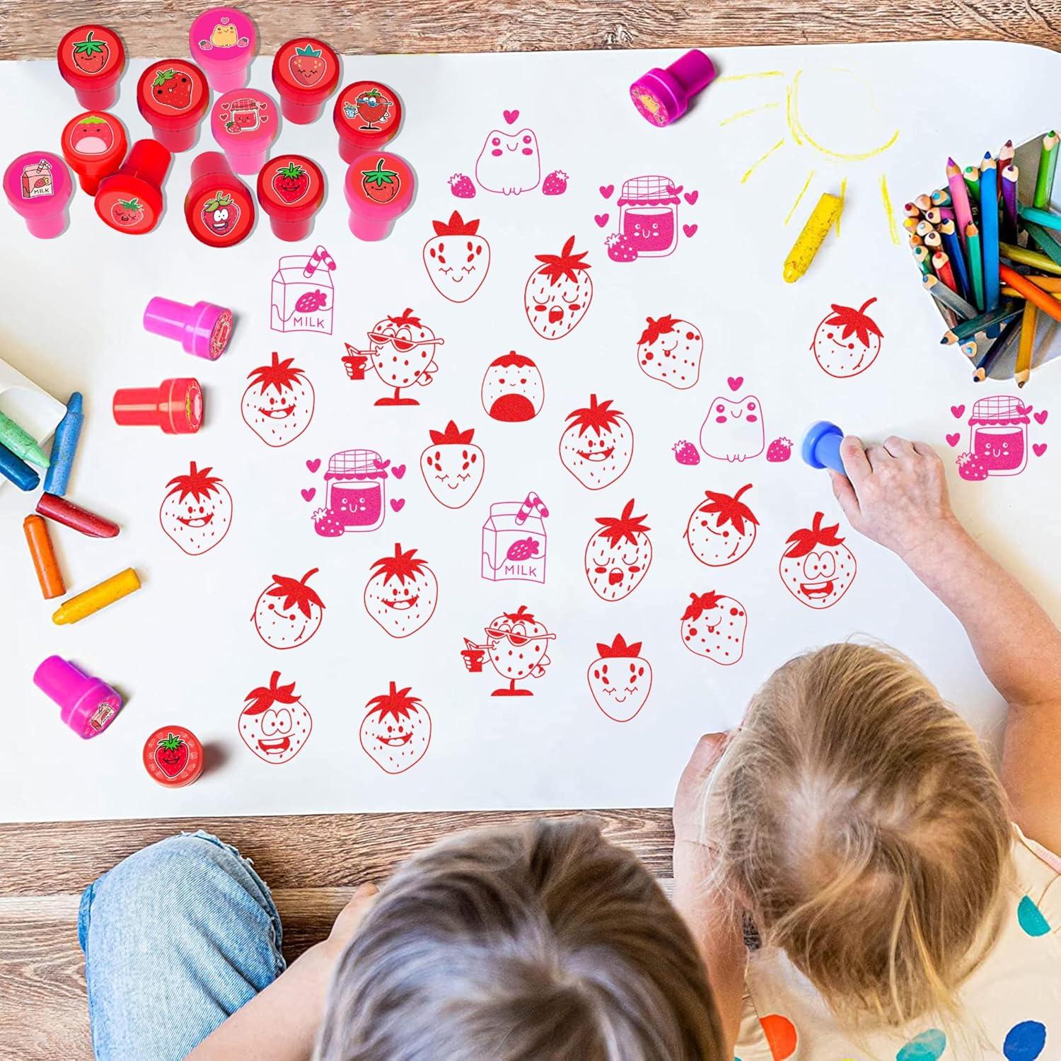 Set de Sellos de Fresa 12PCS - Decoración Fiesta Infantil