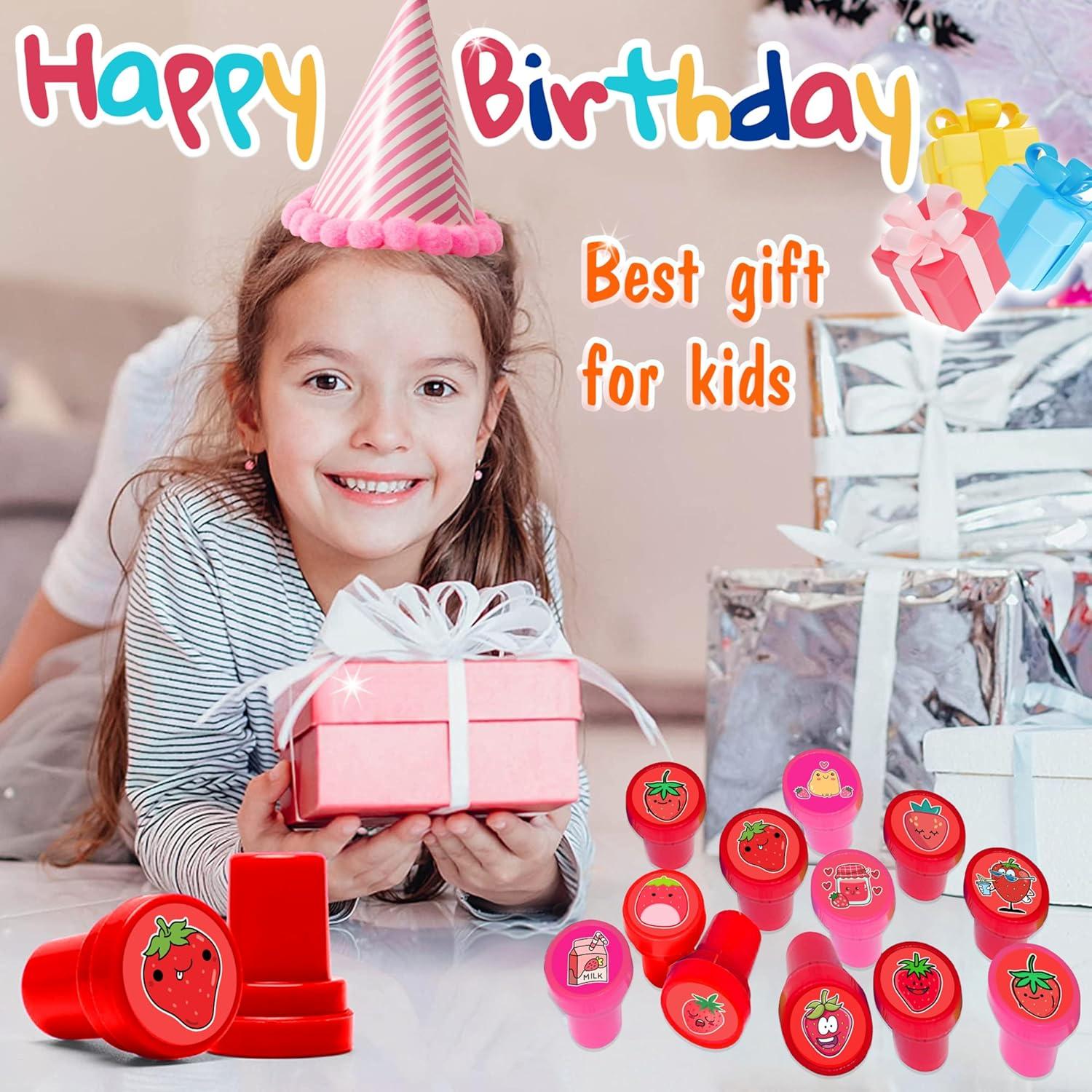 Set de Sellos de Fresa 12PCS - Decoración Fiesta Infantil