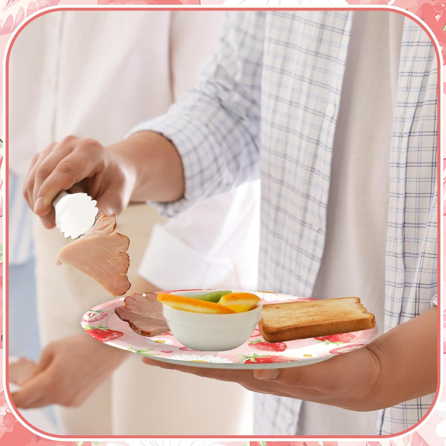 Kit de Fiesta Temática de Fresa 120 Piezas para 20 Invitados