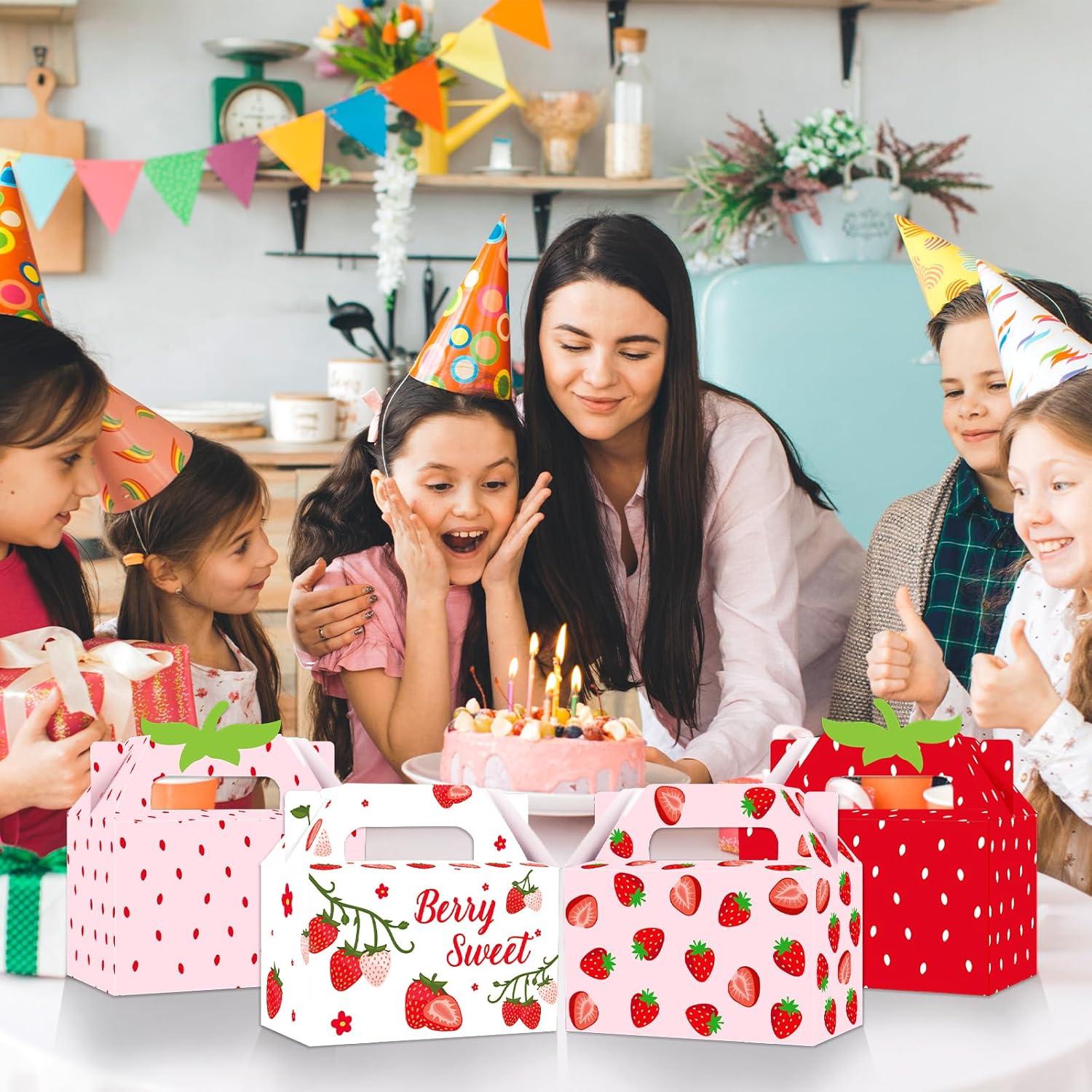 Cajas de Regalo de Fresa GRADESIN 24 Pcs 16x8.1x9.9 cm