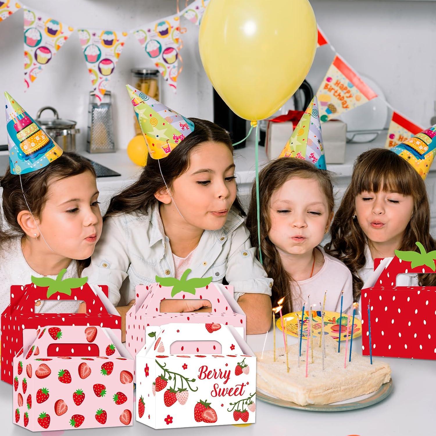 Cajas de Regalo de Fresa GRADESIN 24 Pcs 16x8.1x9.9 cm