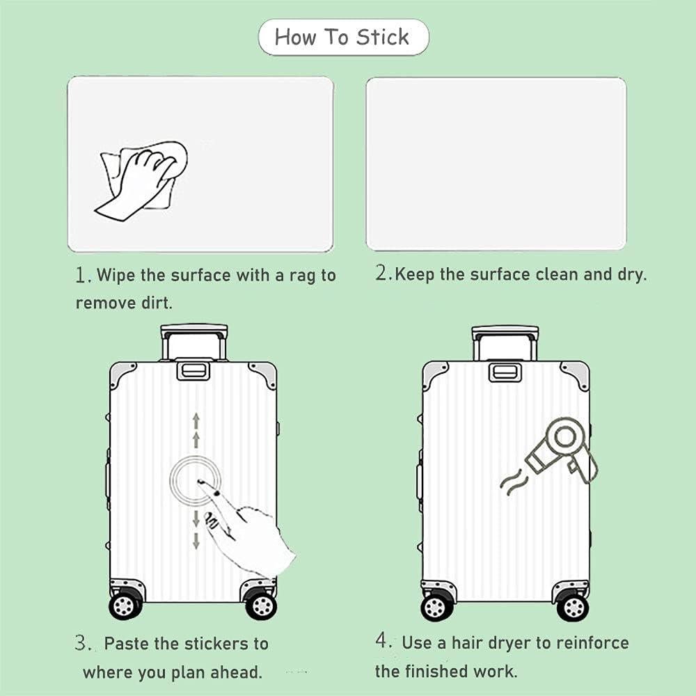 Pegatinas de Fresa Qaxrocyn - 50 Pcs Vinilo a Prueba de Agua