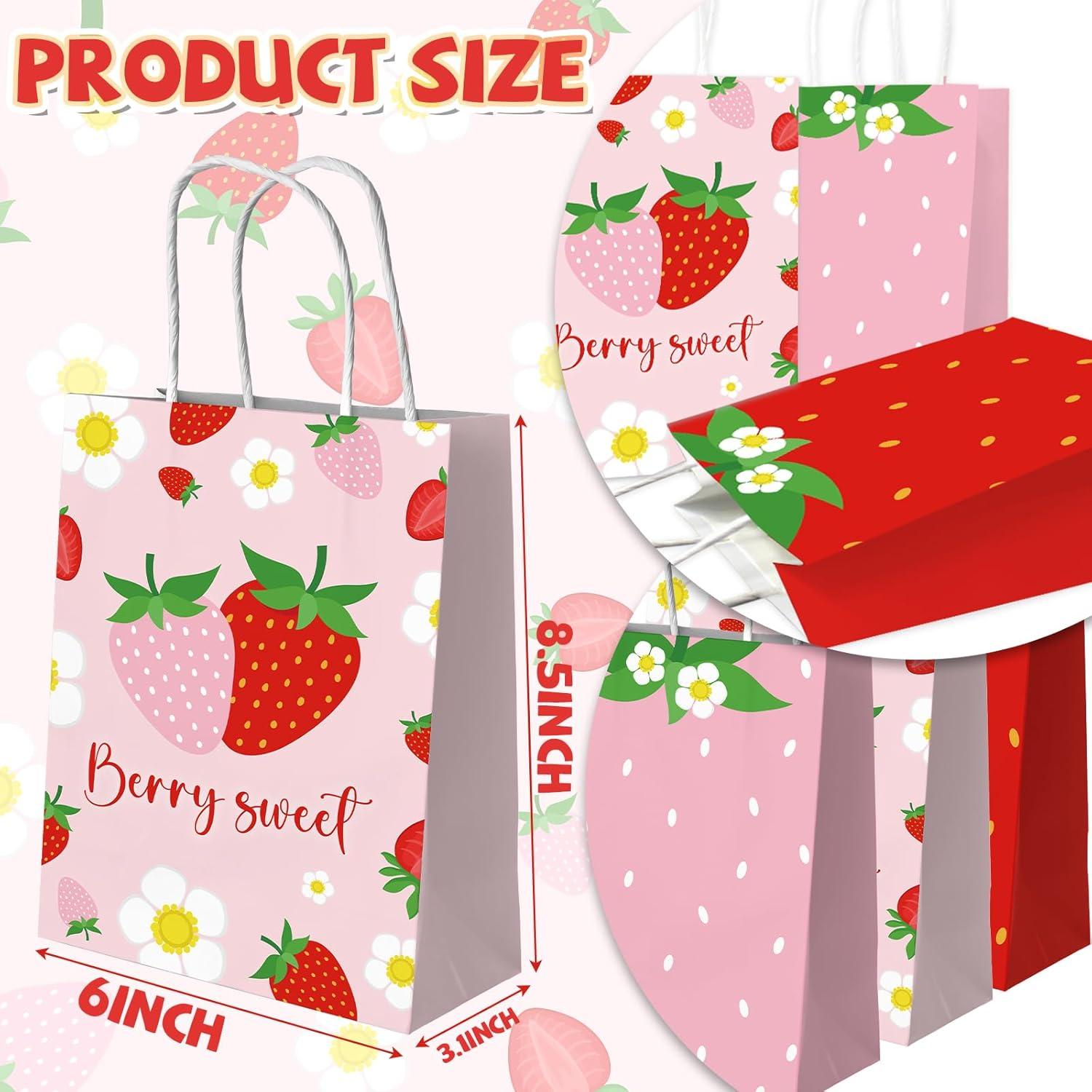 Bolsas de Papel de Fresa Dydamud - Paquete de 12 Unidades