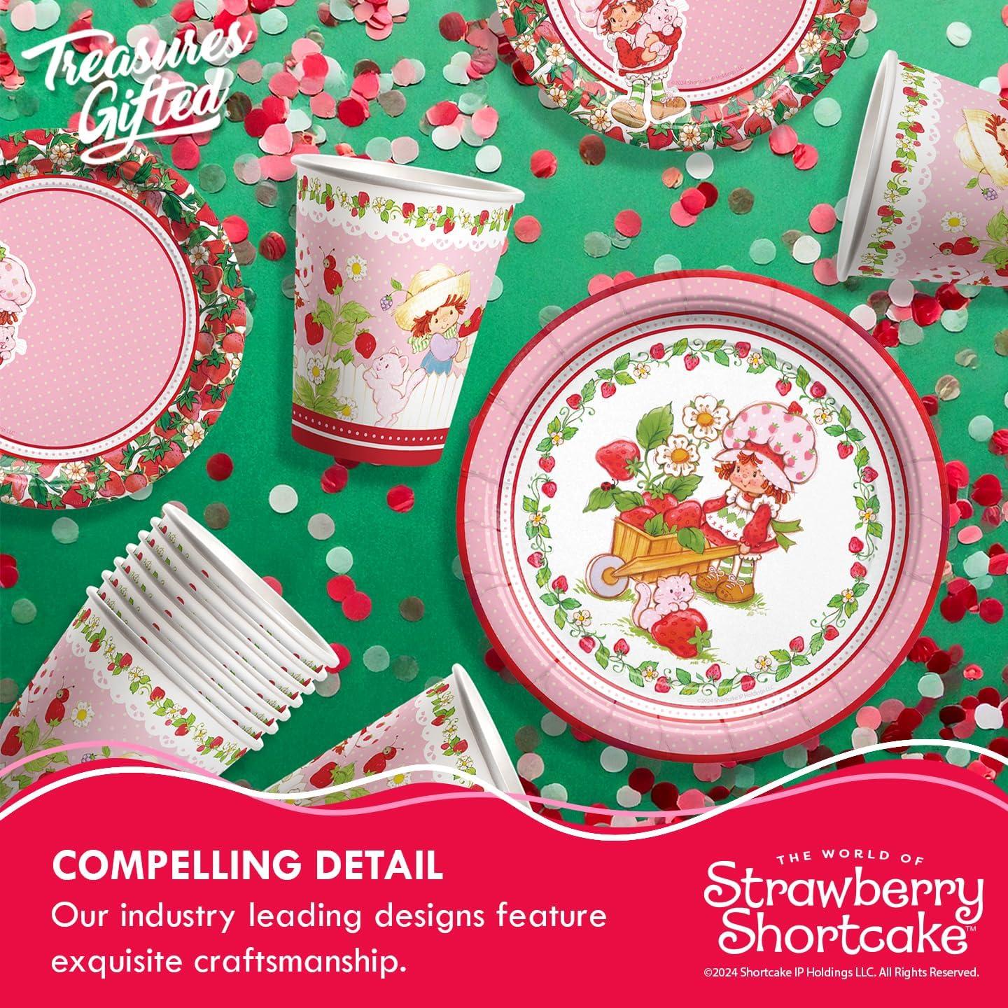 Tazas de Papel Fresa Cortada Treasures Gifted 24 Unidades 12oz